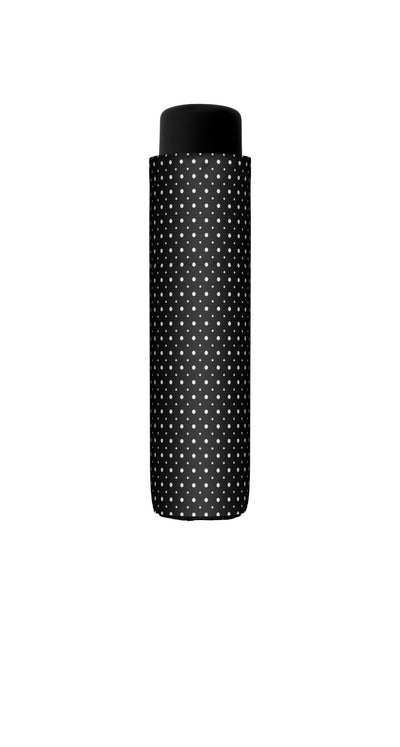 Doppler Derby Micro Umbrella Alu Dots Black
