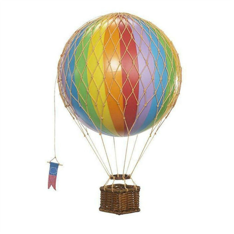 Authentic Models Travels Light Hot Air Balloon - Rainbow