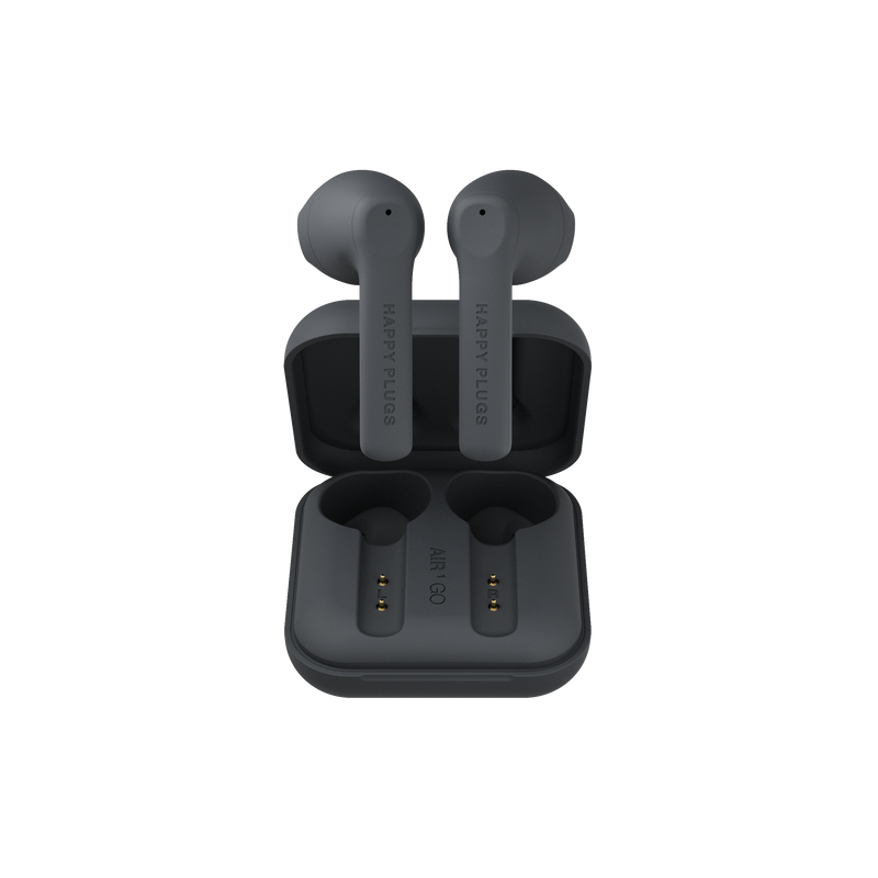 Happy Plugs Air 1 Go True Wireless Headphones (Black)