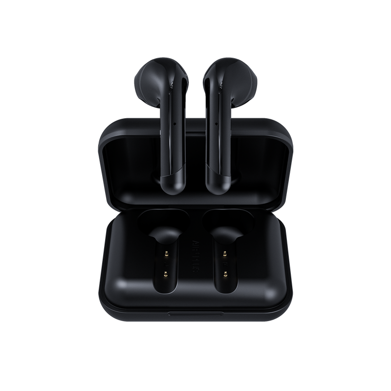 Happy Plugs Air 1 Plus True Wireless Earbuds (Black)