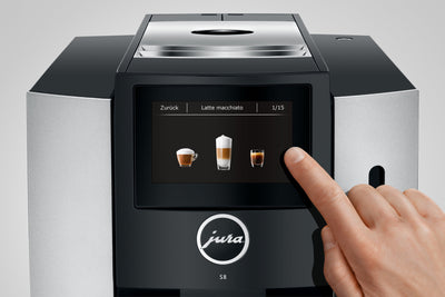 Jura S8 Coffee Machine (Moonlight Silver)