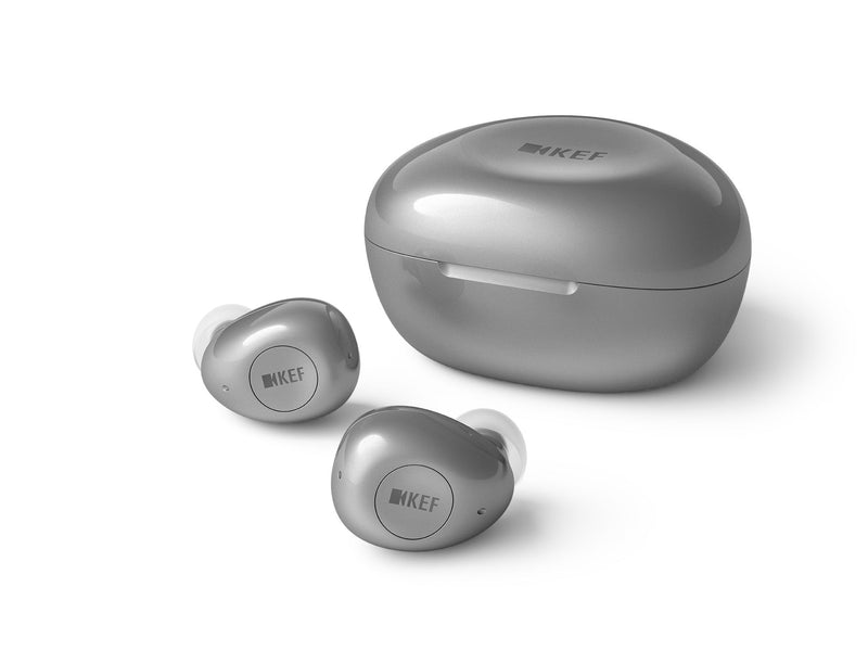 KEF MU3 ANC True Wireless Earphones (Silver)