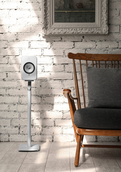 KEF S1 Speaker Floor Stand for LSX Series Pair (Mineral White)