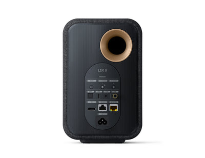 KEF LSX II Wireless HiFi Speakers Carbon Black