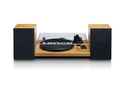 Lenco LS-500 Turntable with Speakers and Bluetooth (Wood)