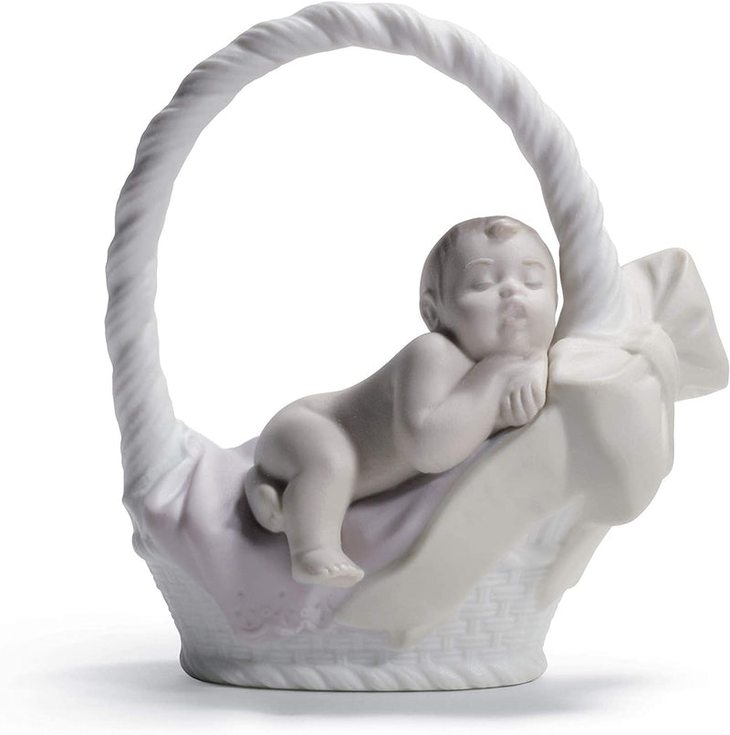 Lladró Newborn Girl Porcelain Figurine