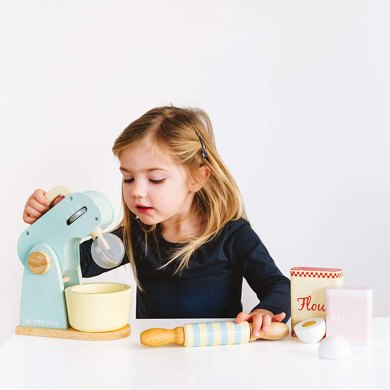 Le Toy Van Wooden Mixer Set Honeybake Collection 3 years+