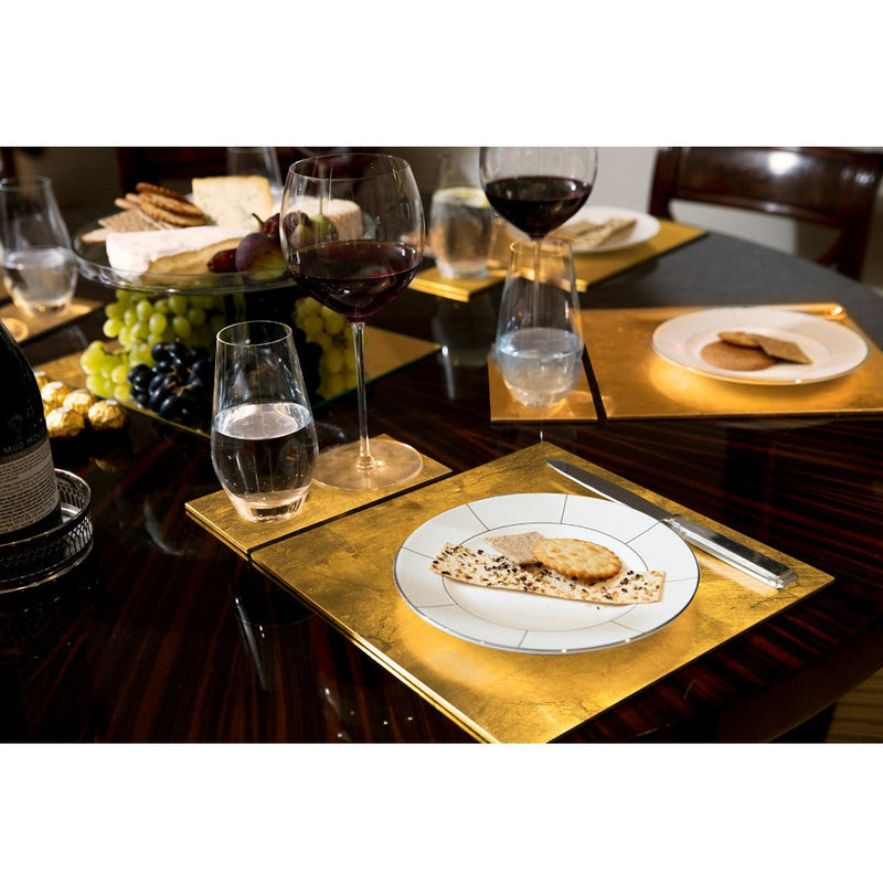 Posh Trading Company Placemat Gold Leaf