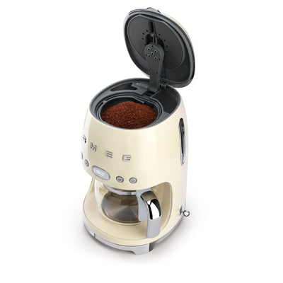 Smeg Drip Coffee Machine Cream