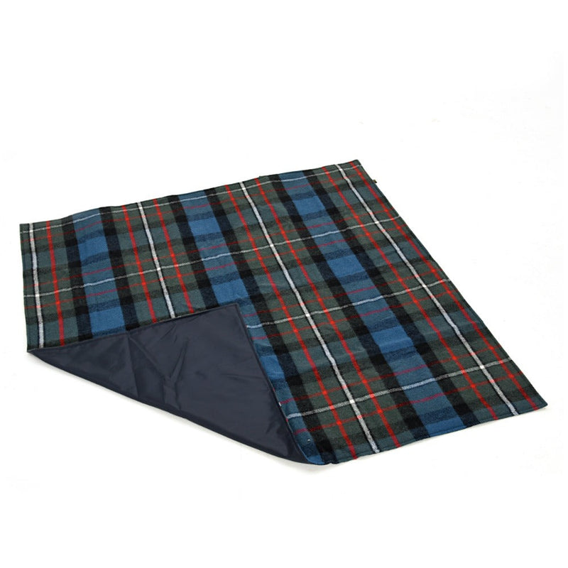 Tweedmill Eventer Large Pure New Wool Picnic Blanket 137 x 170cm (Ferguson and Navy)