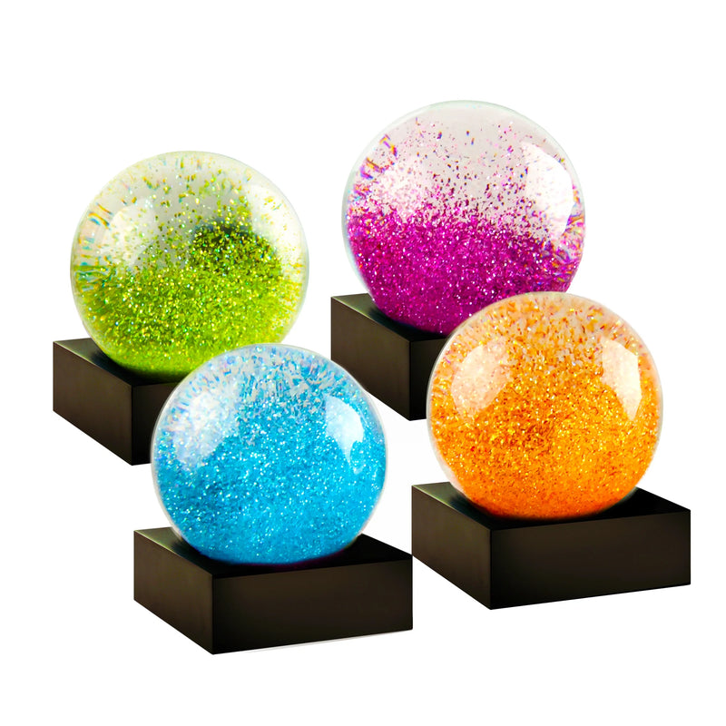 CoolSnowGlobes Mini Jewels Set of 4 Snow Globes