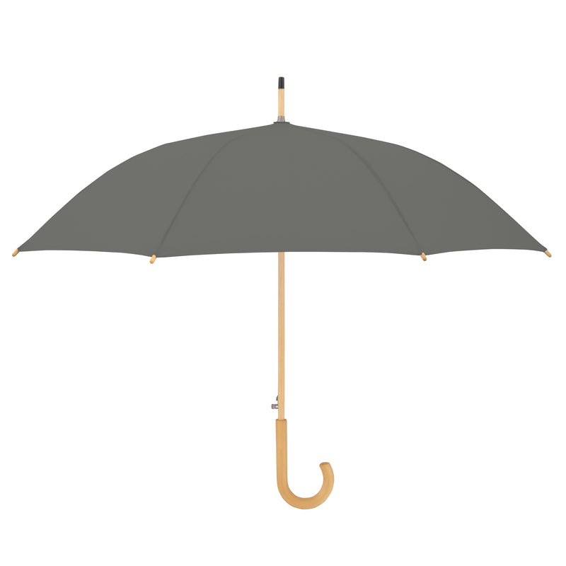 Doppler Nature Long Automatic Sustainable Stick Umbrella - Slate Grey