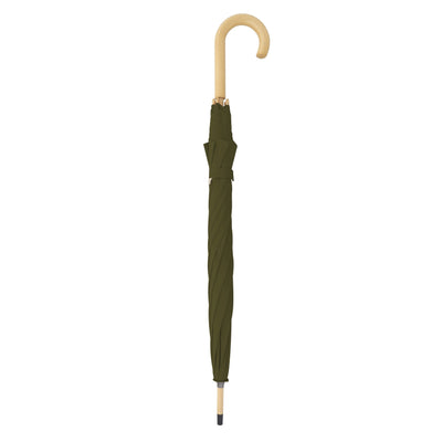 Doppler Nature Long Automatic Sustainable Stick Umbrella - Deep Olive
