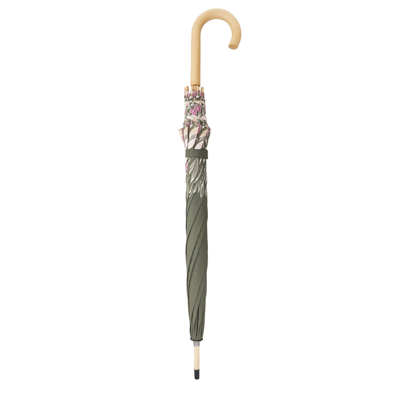Doppler Nature Long Automatic Sustainable Stick Umbrella - Intention Olive