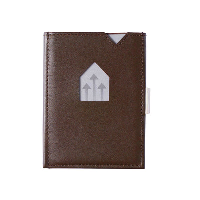 Exentri Tri-Fold Wallet - Brown