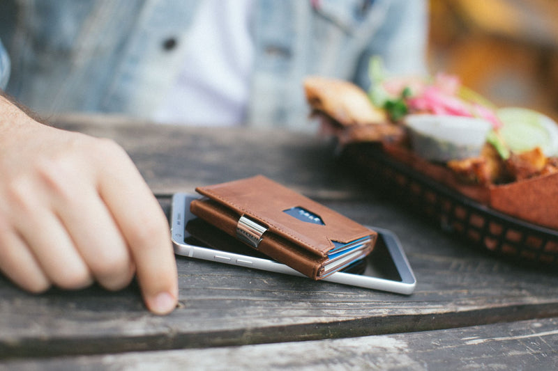 Exentri Tri-Fold Wallet - Hazelnut