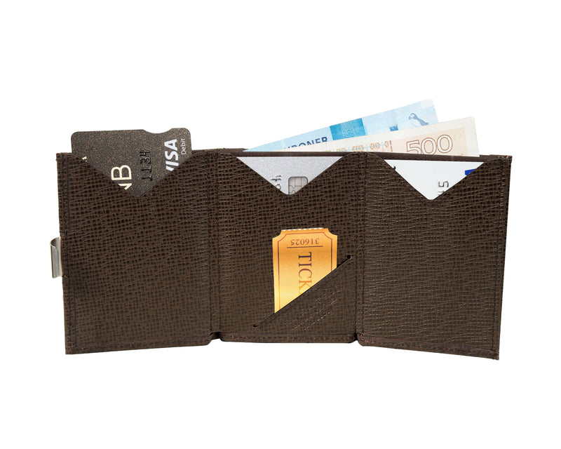 Exentri Tri-Fold Wallet - Brown Mosaic