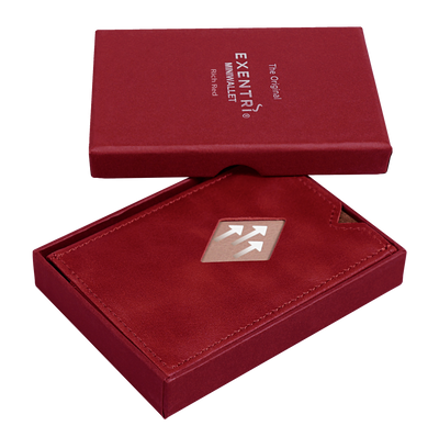 Exentri Bi-Fold Miniwallet - Rich Red