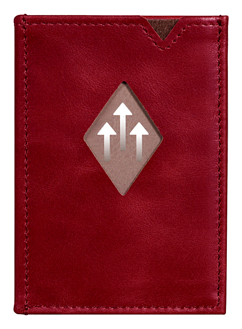 Exentri Bi-Fold Miniwallet - Rich Red