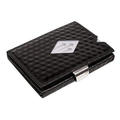 Exentri Tri-Fold Wallet - Black Cube