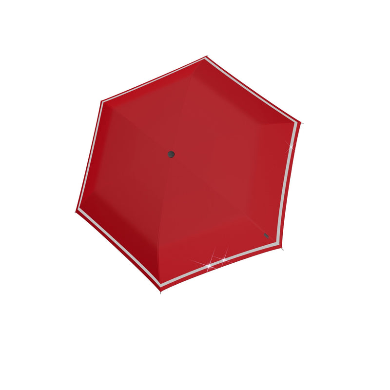 Knirps C.050 Rookie Manual Folding Reflective Umbrella - Salsa