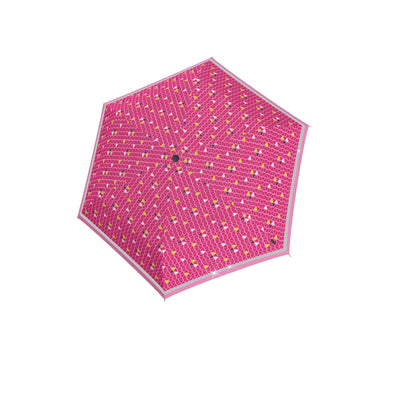 Knirps C.050 Rookie Manual Folding Reflective Umbrella - Triple Pink