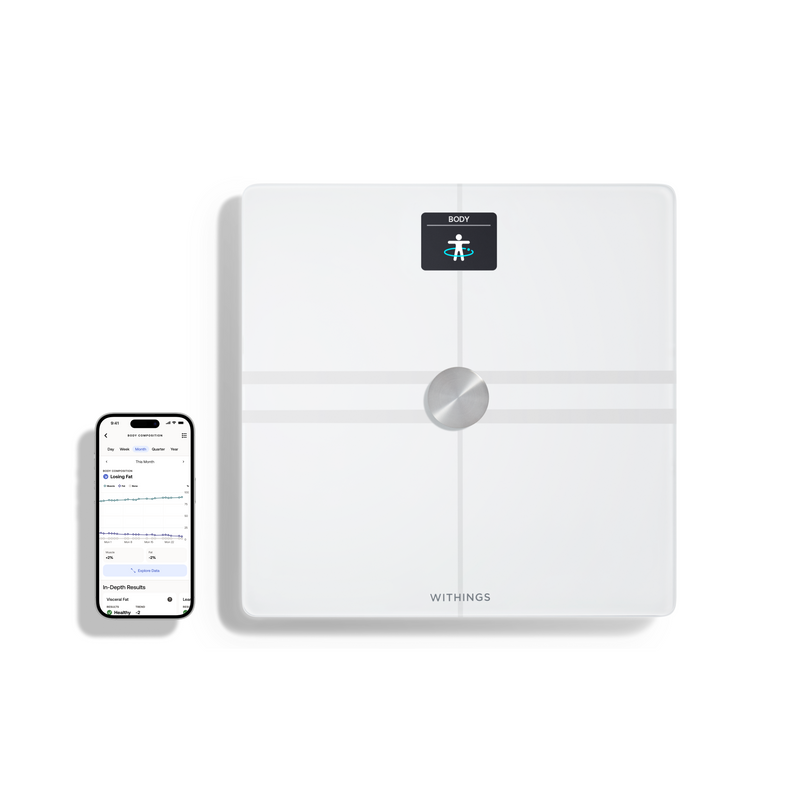 Withings Body Comp Advanced Body Composition Wi-Fi Scale White