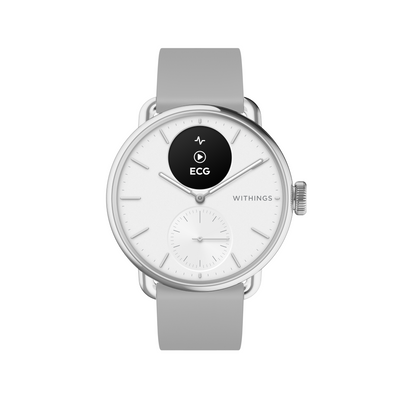 Withings ScanWatch 2 Heart Health Hybrid Smart Watch 38mm White
