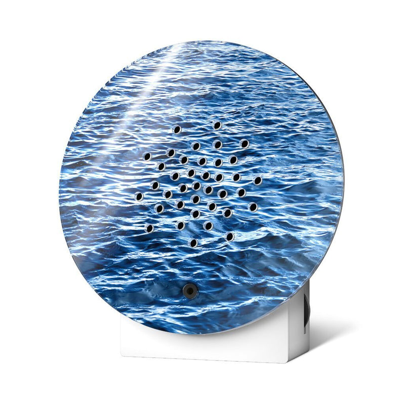 Zwitscherbox Oceanbox UV Print Waves/White