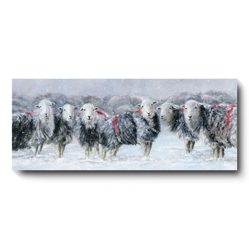 David Pooley Art Snowdrift Canvas Landscape 107 x 41cm