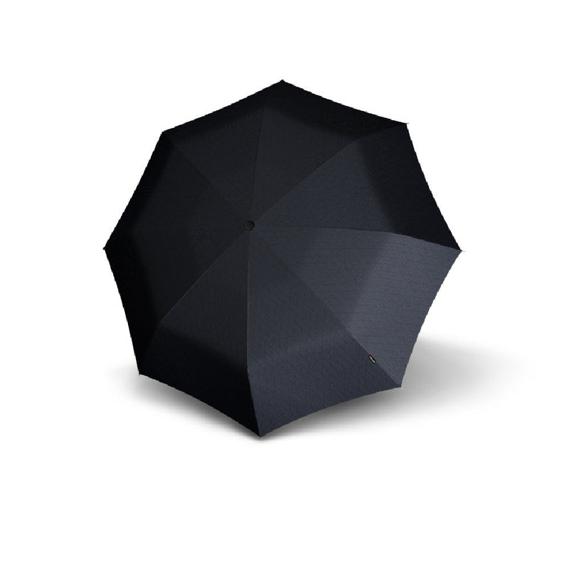 Knirps T.200 Medium Duomatic Folding Umbrella - Prints Pattern Black