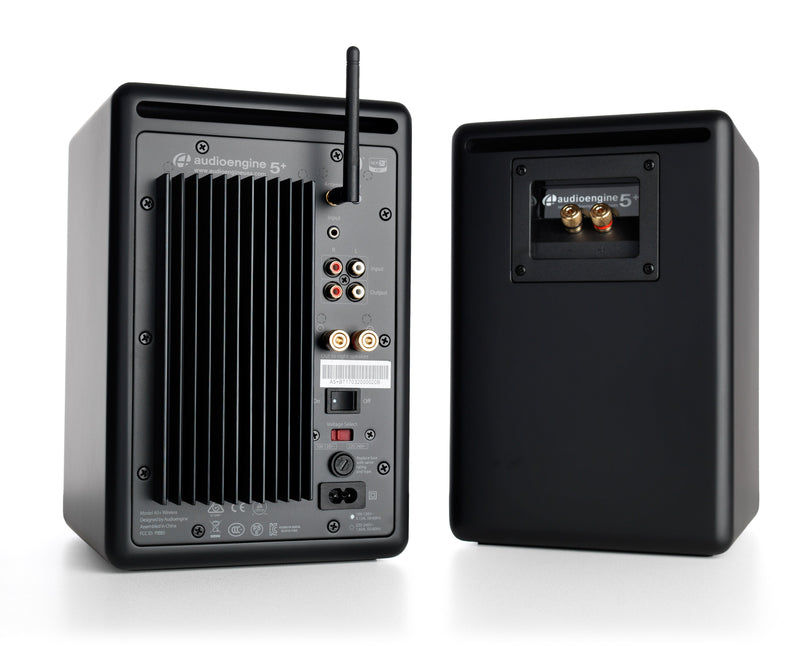 Audioengine A5+ Wireless Bluetooth Powered Speakers (Satin Black)