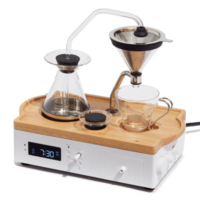 Barisieur Coffee Machine Alarm Clock (White)
