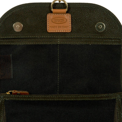 Bric's Life Tri-Fold Overnight Toiletry Case (Olive)