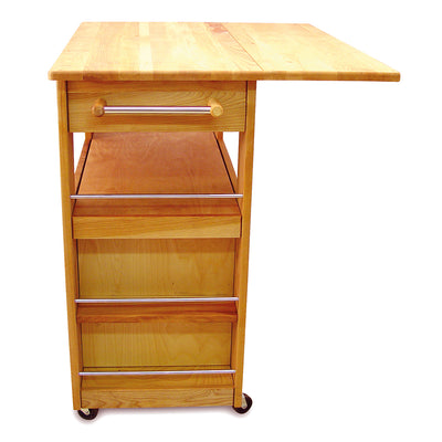 Eddingtons Heart of the Kitchen Island Wooden Trolley with Drop Leaf 91.5cm (Deliv. up to 28-day)