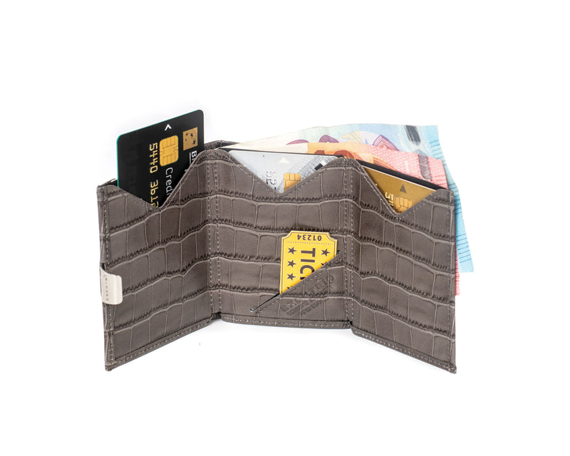 Exentri Tri-Fold Multiwallet - Caiman Grey