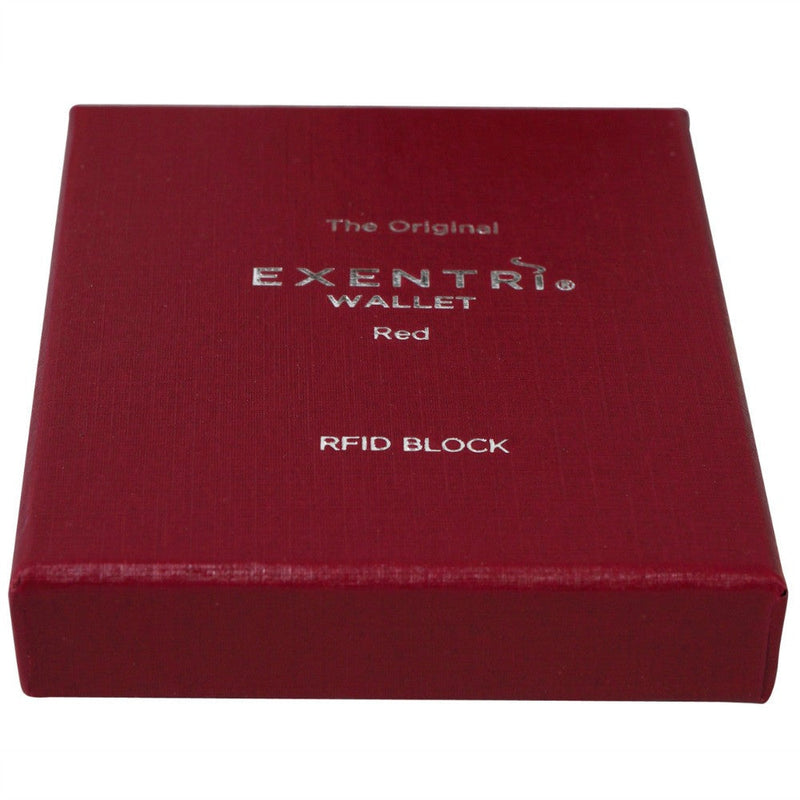 Exentri Tri-Fold Wallet - Red