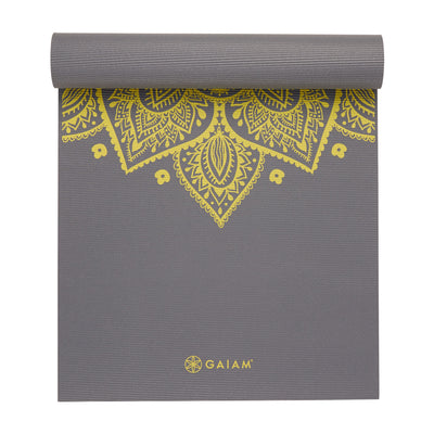 Gaiam Yoga Mat 6mm Citron Sundial