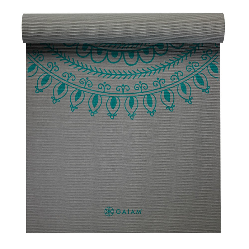 Gaiam Premium Longer and Wider Yoga Mat 6mm Teal Marrakesh – Burton Blake