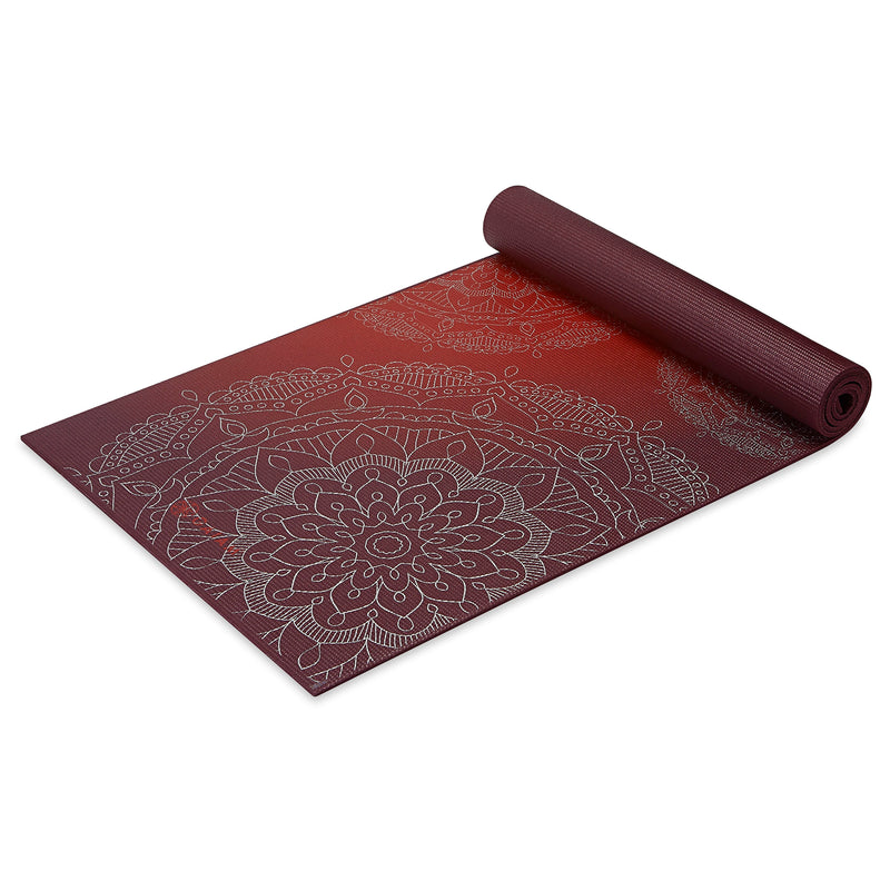 Gaiam Yoga Mat 6mm Metallic Sun