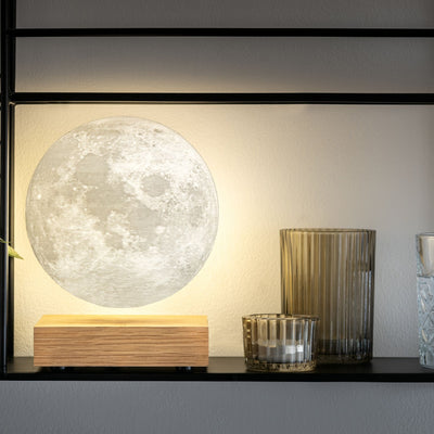 Gingko Smart Moon Lamp White Ash Wood