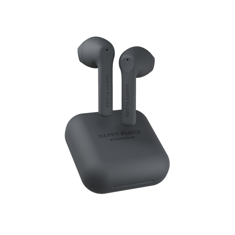 Happy Plugs Air 1 Go True Wireless Headphones (Black)