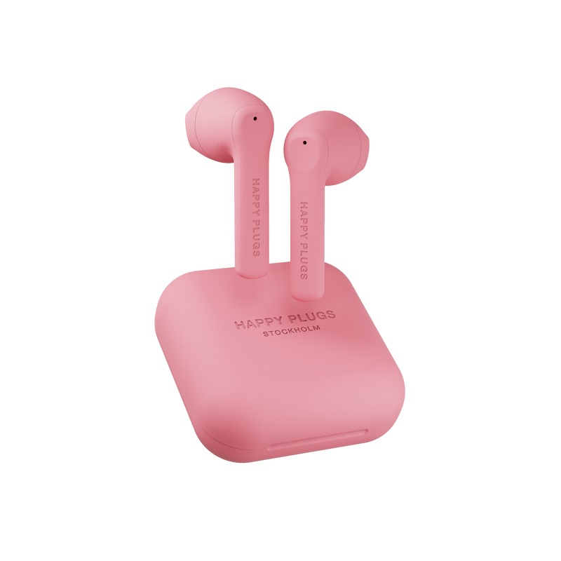 Happy Plugs Air 1 Go True Wireless Headphones (Peach)