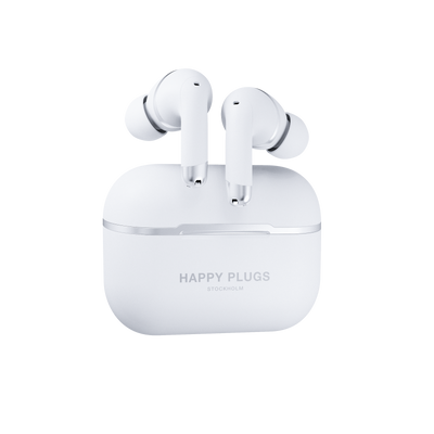 Happy Plugs Air 1 ANC True Wireless Headphones (White)