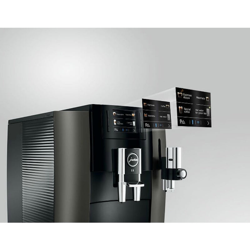Jura E8 Coffee Machine (Dark Inox)