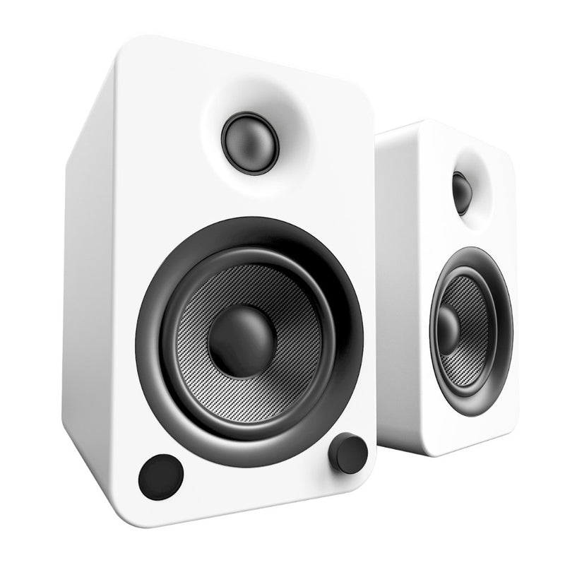 Kanto YU4 Powered Bookshelf Bluetooth Speakers Matte White