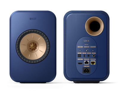 KEF LSX II Wireless HiFi Speakers Cobalt Blue