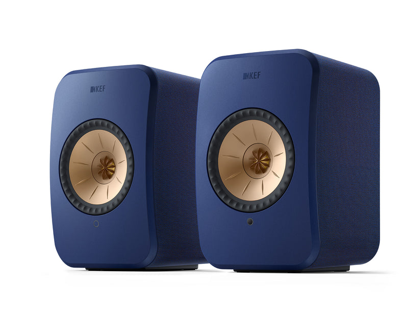 KEF LSX II Wireless HiFi Speakers Cobalt Blue