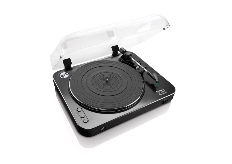 Lenco LBT-120 Turntable with USB Direct Encoding and Bluetooth (Black)