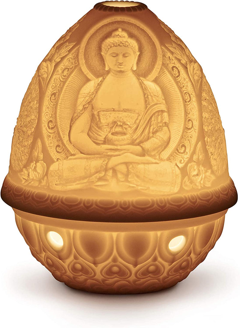 Lladró Lithophane Votive Light Buddha